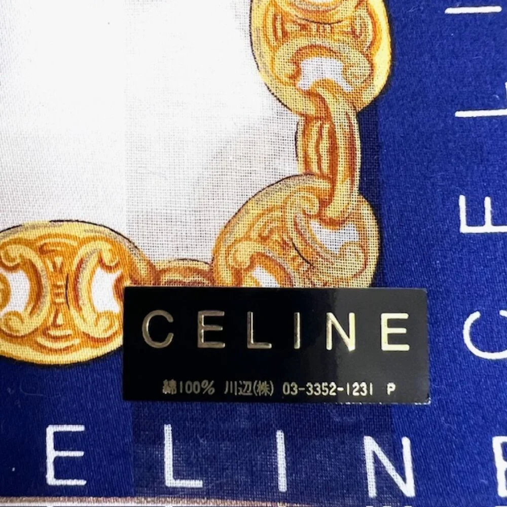 #62) New with sticker - Great Gift Celine Paris luxury  high quality  Mini Scarf